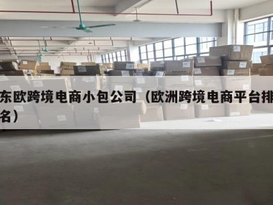 东欧跨境电商小包公司（欧洲跨境电商平台排名）