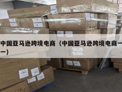 中国亚马逊跨境电商（中国亚马逊跨境电商一一）