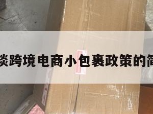 王受文谈跨境电商小包裹政策的简单介绍