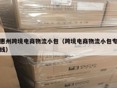 惠州跨境电商物流小包（跨境电商物流小包专线）