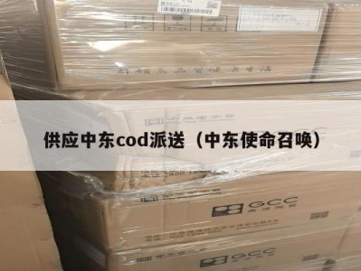 供应中东cod派送（中东使命召唤）