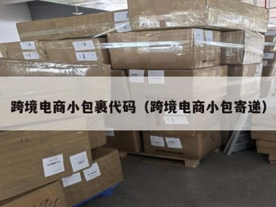 跨境电商小包裹代码（跨境电商小包寄递）