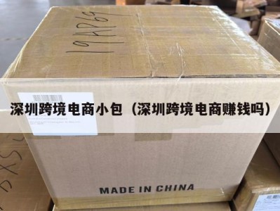 深圳跨境电商小包（深圳跨境电商赚钱吗）