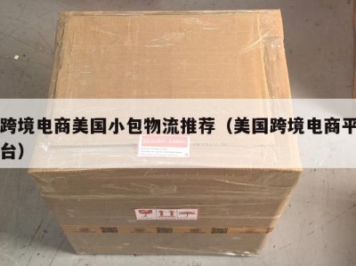跨境电商美国小包物流推荐（美国跨境电商平台）