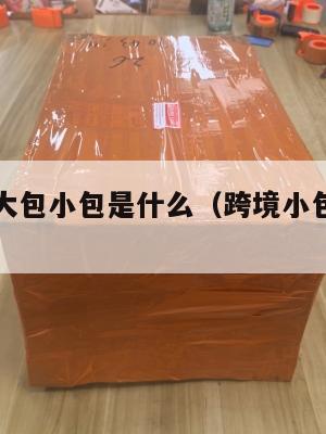 跨境电商大包小包是什么(跨境小包解决方案)