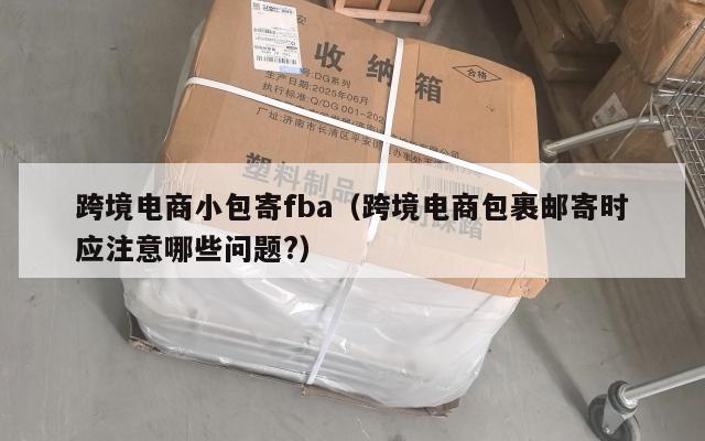跨境电商小包寄fba(跨境电商包裹邮寄时应注意哪些问题?)
