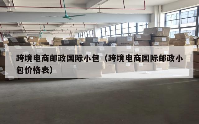 跨境电商邮政国际小包(跨境电商国际邮政小包价格表)