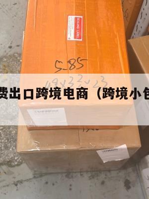小包邮寄费出口跨境电商(跨境小包出口需要报关吗)