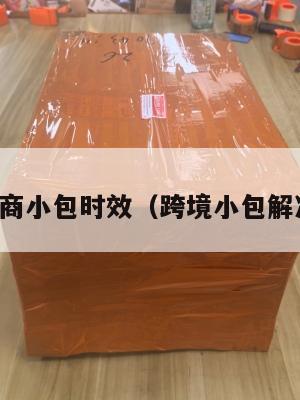 跨境电商小包时效(跨境小包解决方案)