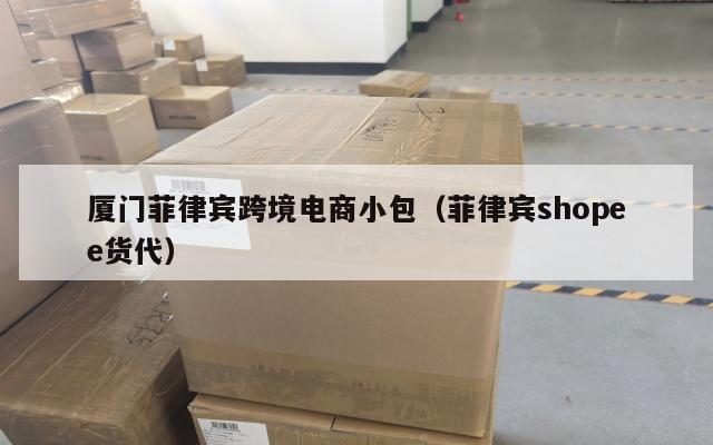 厦门菲律宾跨境电商小包(菲律宾shopee货代)