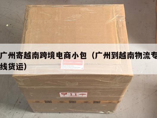 广州寄越南跨境电商小包(广州到越南物流专线货运)
