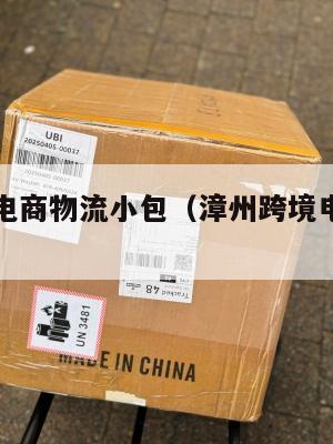 漳州跨境电商物流小包(漳州跨境电商综试区在哪)