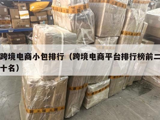 跨境电商小包排行(跨境电商平台排行榜前二十名)