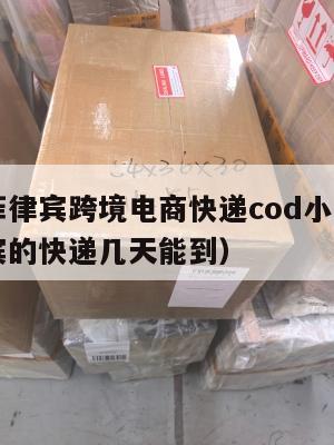 郑州到菲律宾跨境电商快递cod小包(国内到菲律宾的快递几天能到)