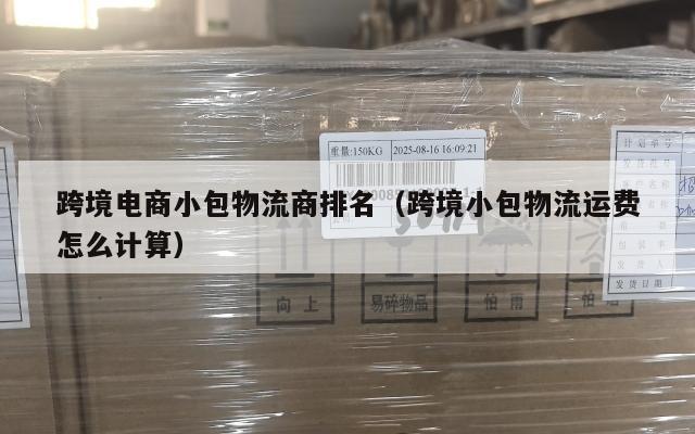 跨境电商小包物流商排名(跨境小包物流运费怎么计算)