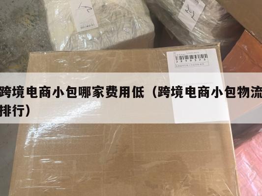 跨境电商小包哪家费用低(跨境电商小包物流排行)