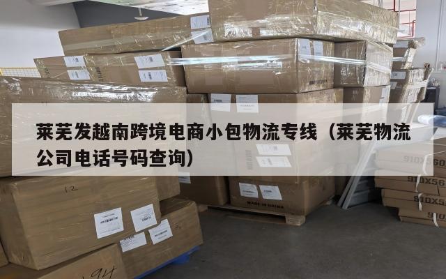 莱芜发越南跨境电商小包物流专线(莱芜物流公司电话号码查询)