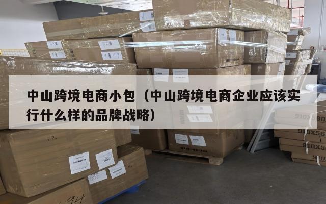 中山跨境电商小包(中山跨境电商企业应该实行什么样的品牌战略)
