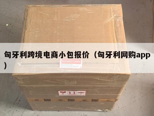 匈牙利跨境电商小包报价(匈牙利网购app)